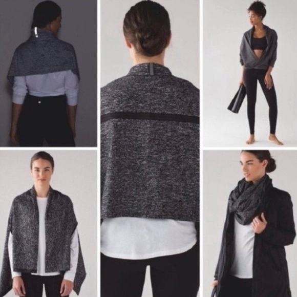 lululemon athletica Accessories - Lululemon Vinyasa Scarf Marled Black
